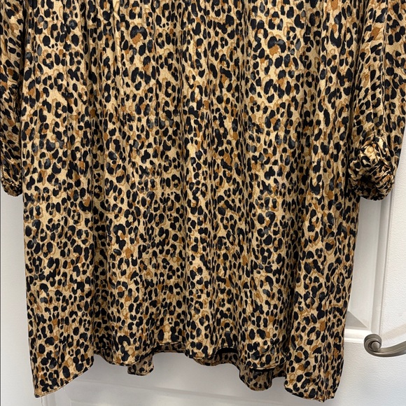 Zara TRF Cheetah Animal Print Dress Size Medium Lined - Picture 3 of 10